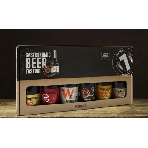 scatola regalo 6 birre gastronomiche septem